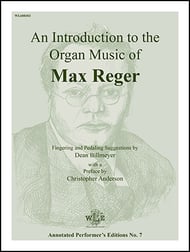 cover An Introduction to the Organ Music of Max Reger Organ sheet music cover